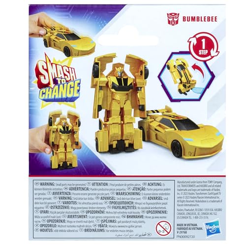 Thumbnail 10 de Transformers EarthSpark Smash Changers Bumblebee — Figura de 1 paso