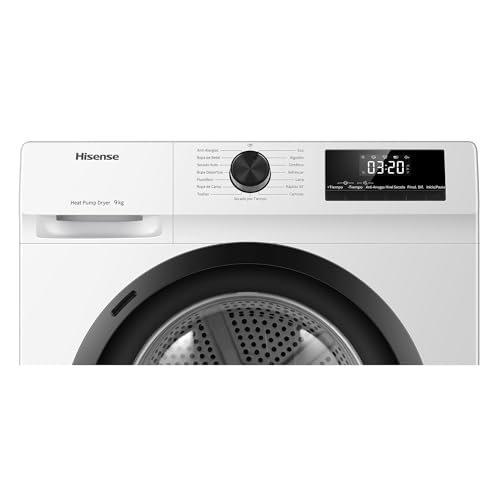 Thumbnail 11 de Hisense DHQE900UWDC: Secadora bomba de calor de 9 kg con secado rápido y finalización diferida