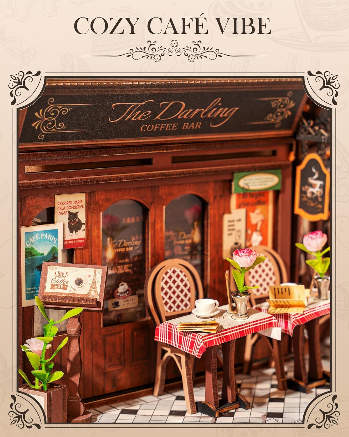 Thumbnail 3 de Rolife Book Nook DIY Miniature Kit with Lights 📷