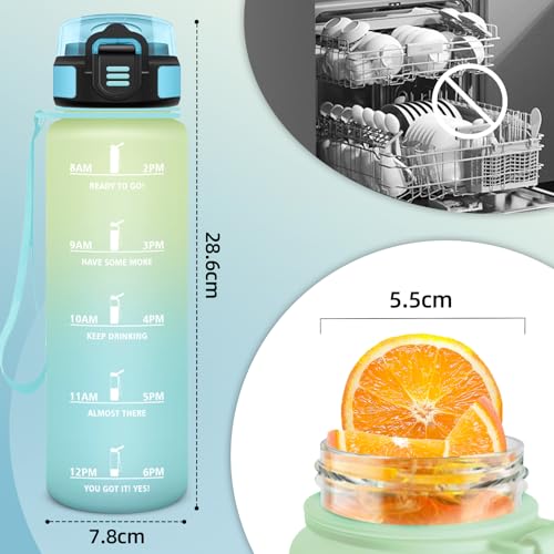 Detalle de Motswedi Botella Agua 1 L diseño a prueba de fugas
