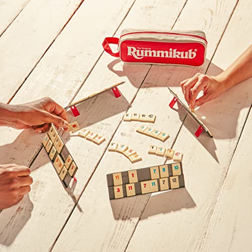 Thumbnail 2 de Rummikub Mini Pouch Travel Game by Ideal — 2–4 Players, Portable Family Strategy