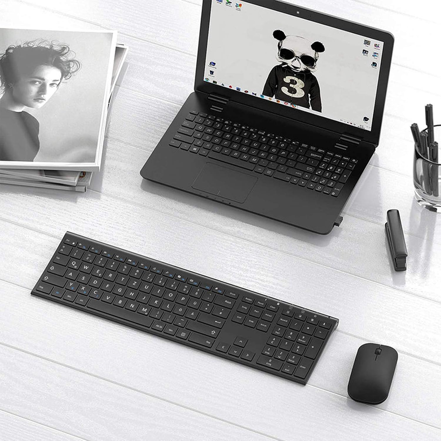 Thumbnail 6 de seenda Ultraflach Tastatur Maus Set 280 mAh