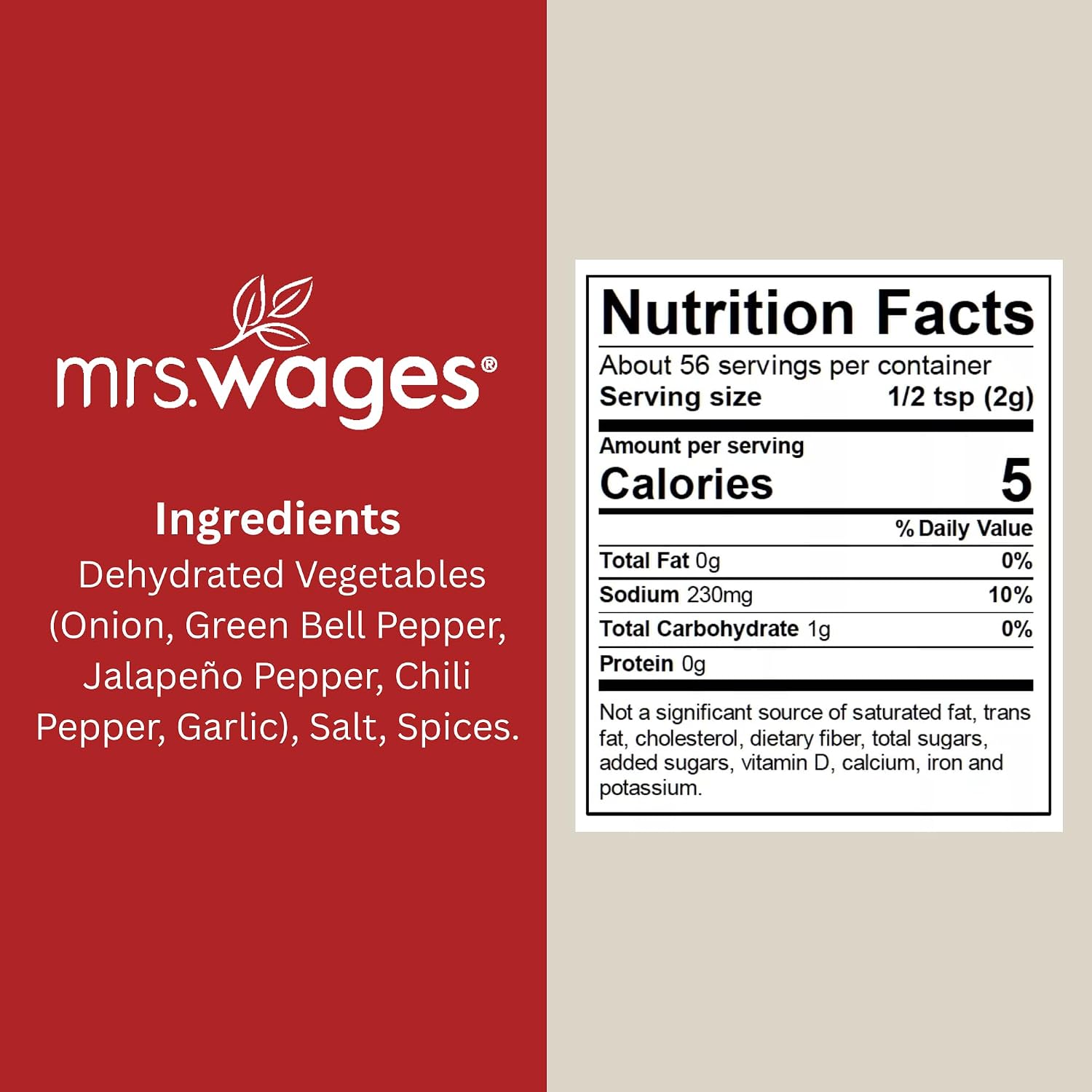 Thumbnail 1 de Mrs. Wages Medium Salsa Canning Mix, Medium Heat, 6-Pack, 4 oz Pouches