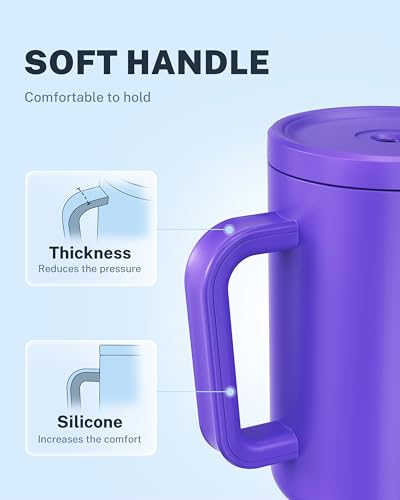 Thumbnail 6 de CCN Taza Térmica 1.2L con Pajita - Morado, Acero Inoxidable