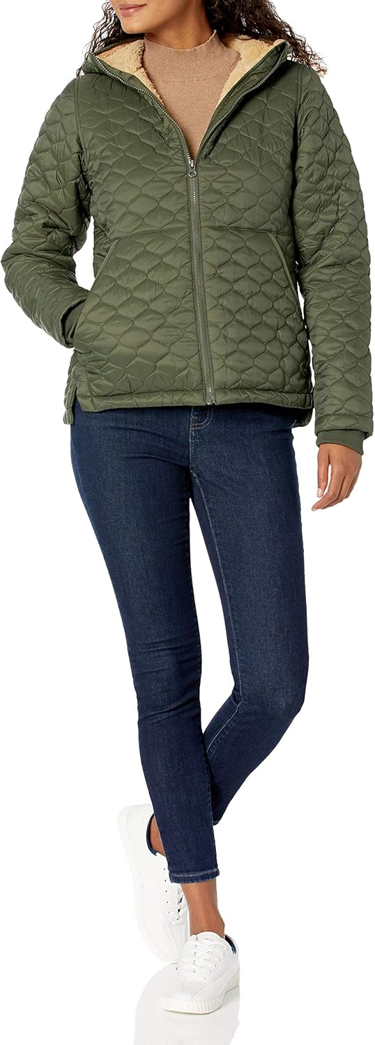 Thumbnail 3 de Amazon Essentials Women’s Lightweight Quilted Full-Zip Water-Resistant Sherpa-Lined Hooded Puffer Jacket