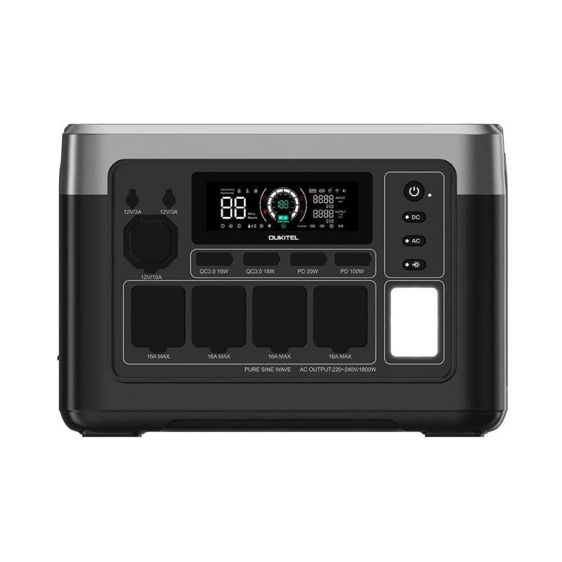 Detalle 2 de Estación de energía Oukitel P1500 Plus 1536Wh: potencia fiable para casa y para fuera