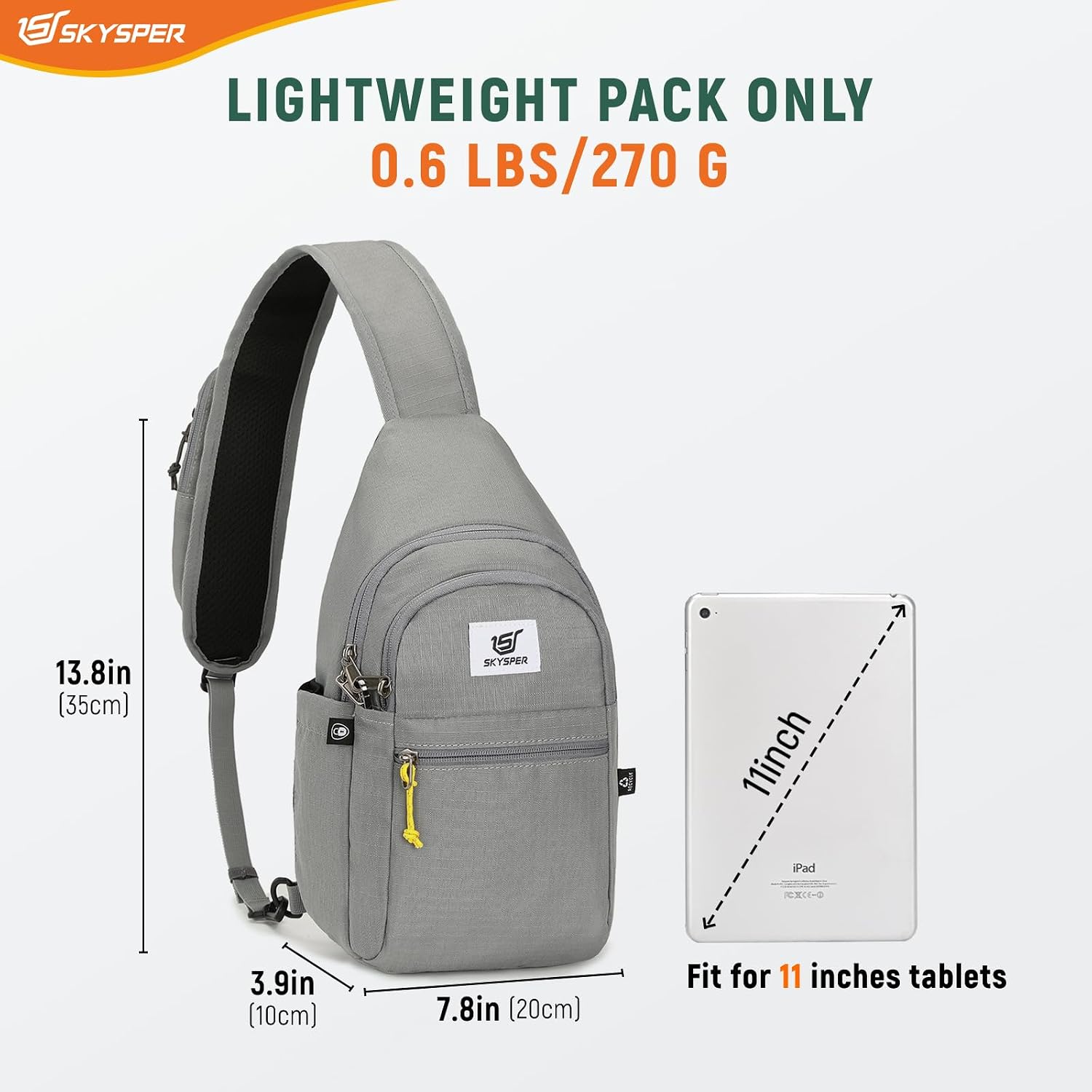 Thumbnail 5 de SKYSPER Sling Bag RFID Anti-Theft 11
