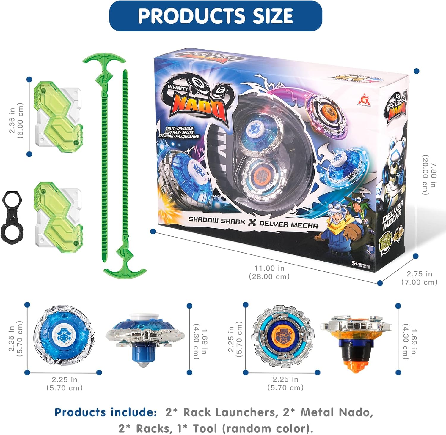 Thumbnail 6 de Infinity Nado Spinning Tops 2 en 1 para niños