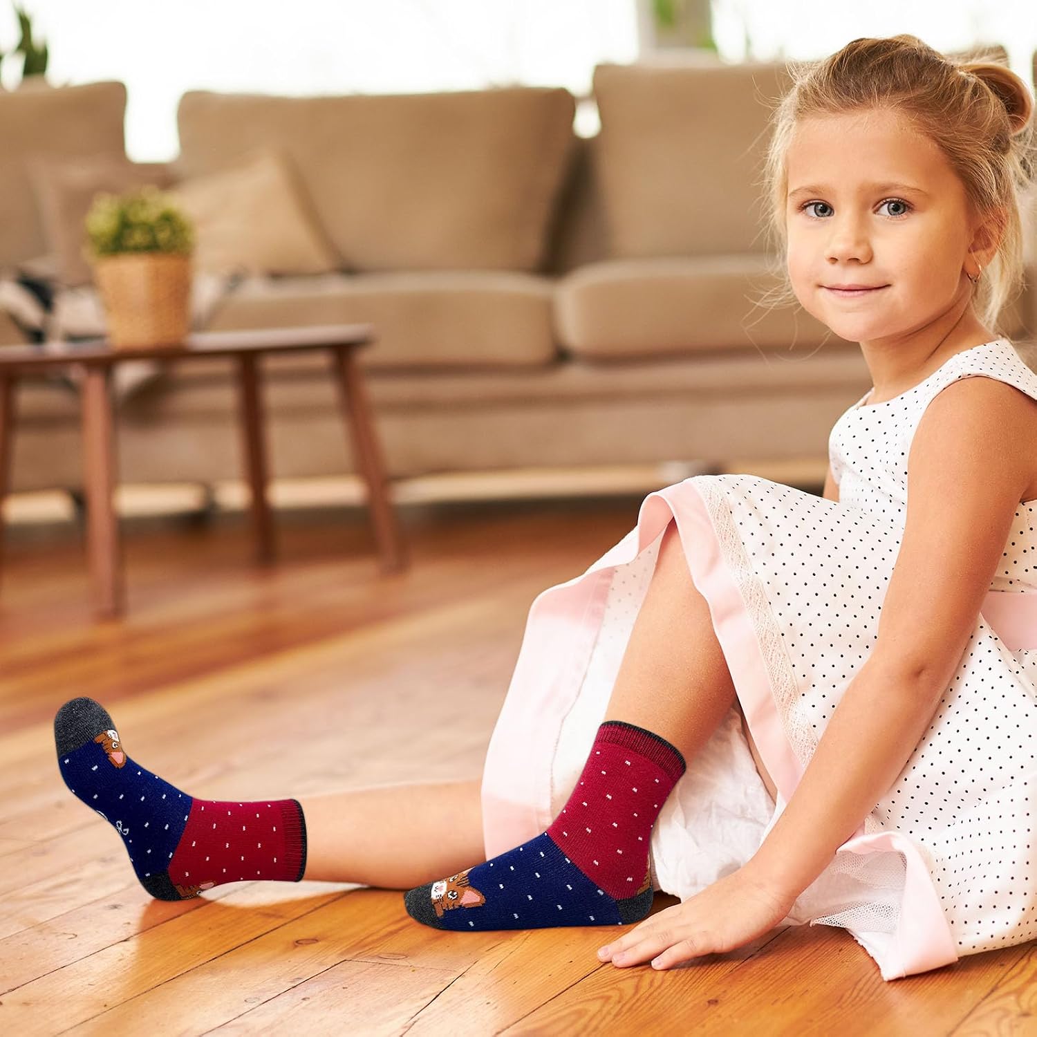 Thumbnail 6 de LOFIR chaussettes fantaisie coton 5 paires