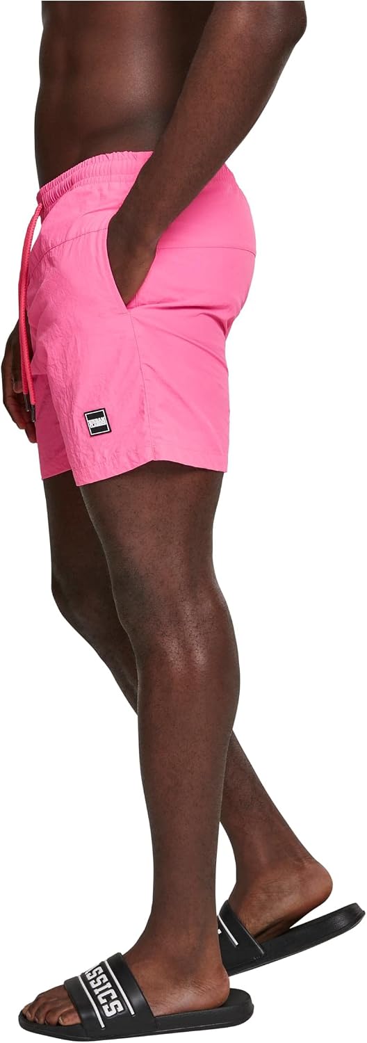 Thumbnail 2 de Urban Classics Block Swim Shorts Neonpink XL – Pantaloncini da Bagno da Uomo