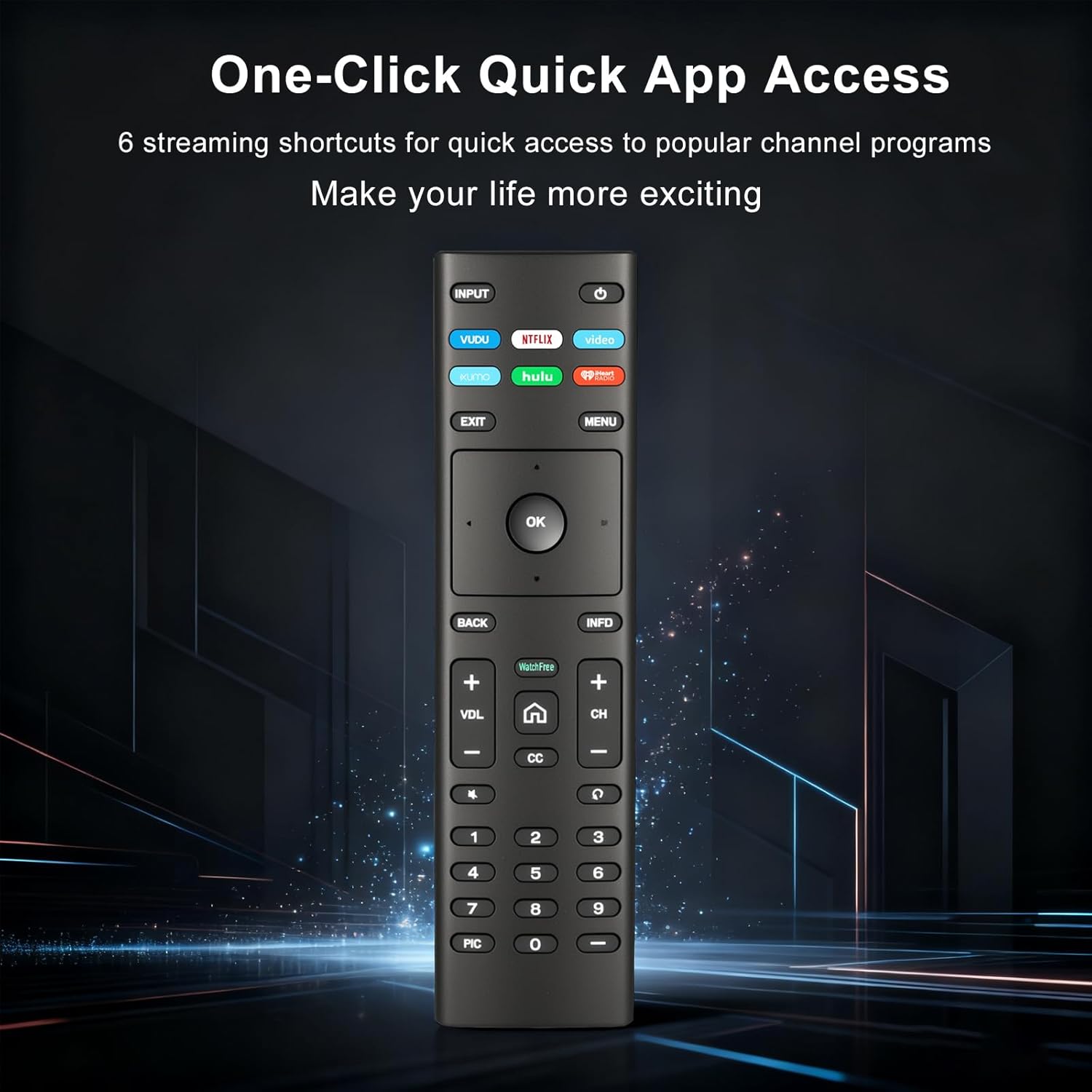 Thumbnail 5 de Luyeper Replacement for Vizio TV Remote XRT136