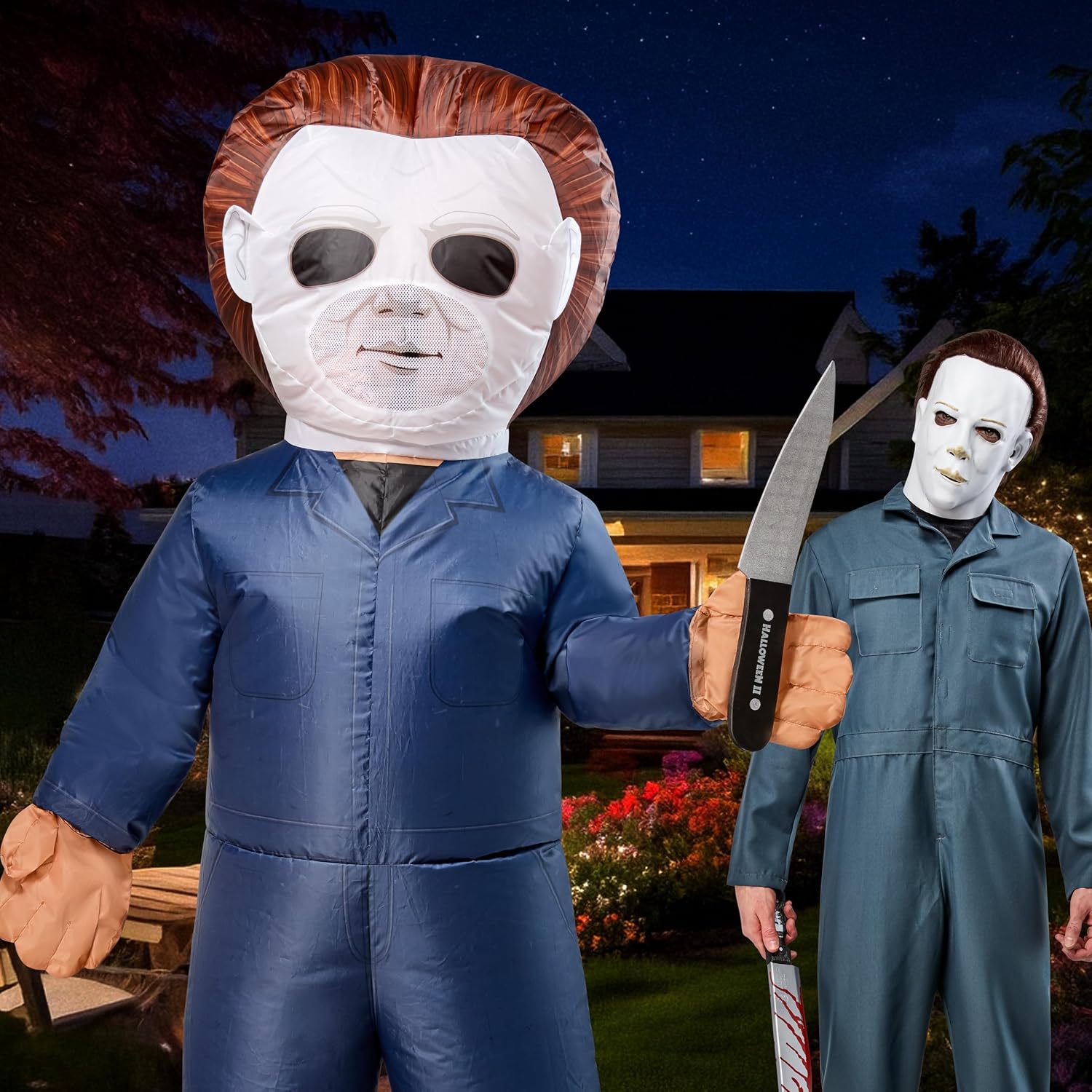Thumbnail 6 de Rubies 1001478 Michael Myers Inflatable Kids' Costume, Fan and Power Pack
