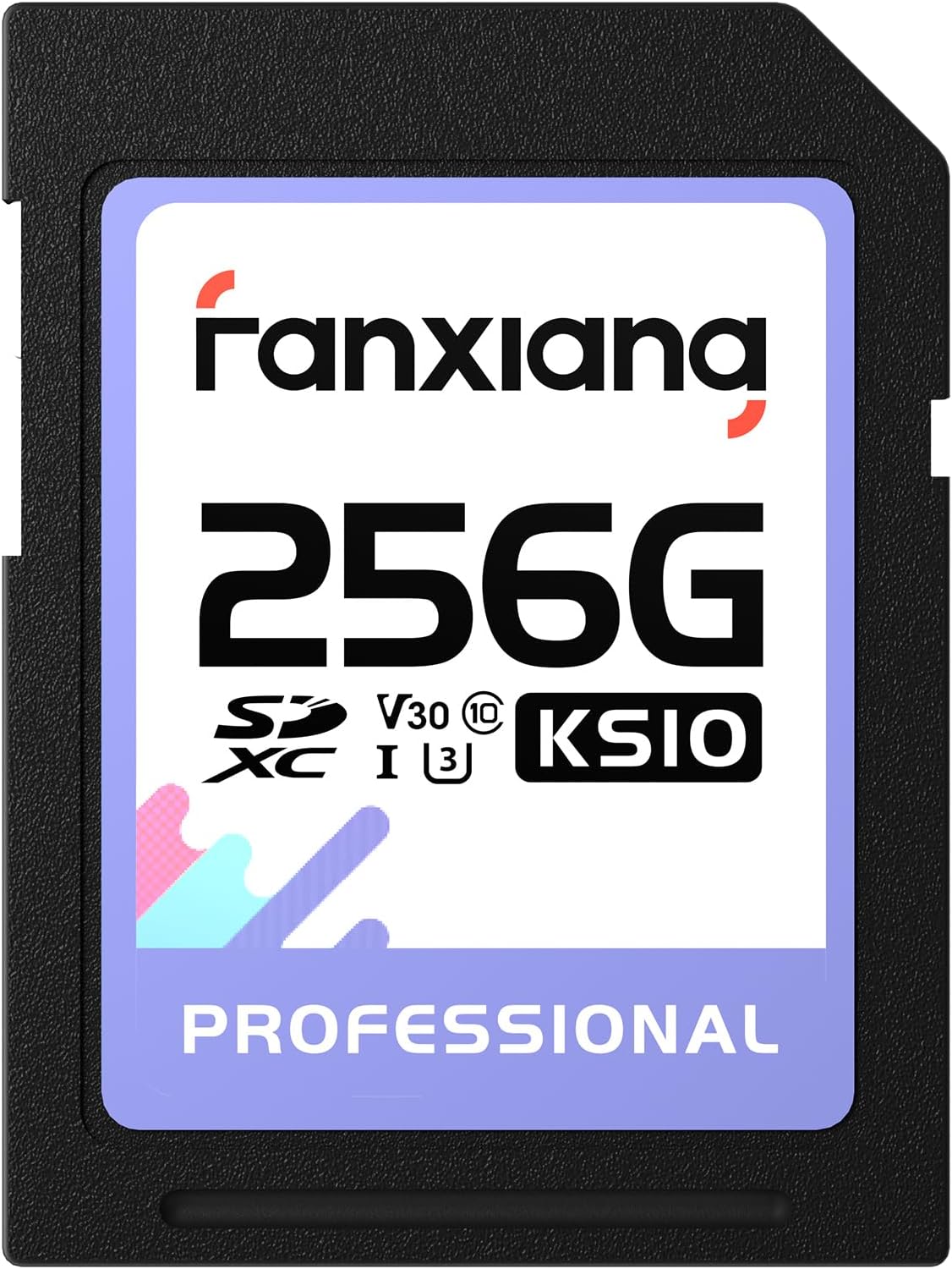 Detalle de fanxiang SD Card 256GB SDXC – Ultra‑Reliable UHS‑I Card for 4K and Pro Photography