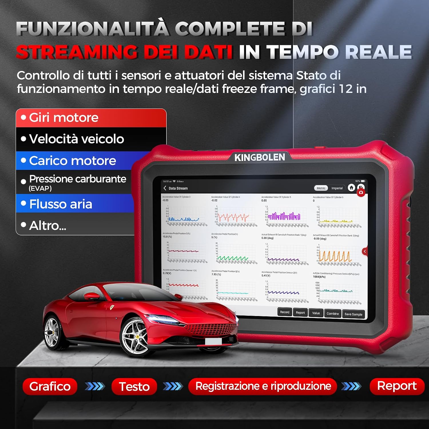 Thumbnail 6 de KINGBOLEN K8 Pro Diagnosi Auto 8 pollici