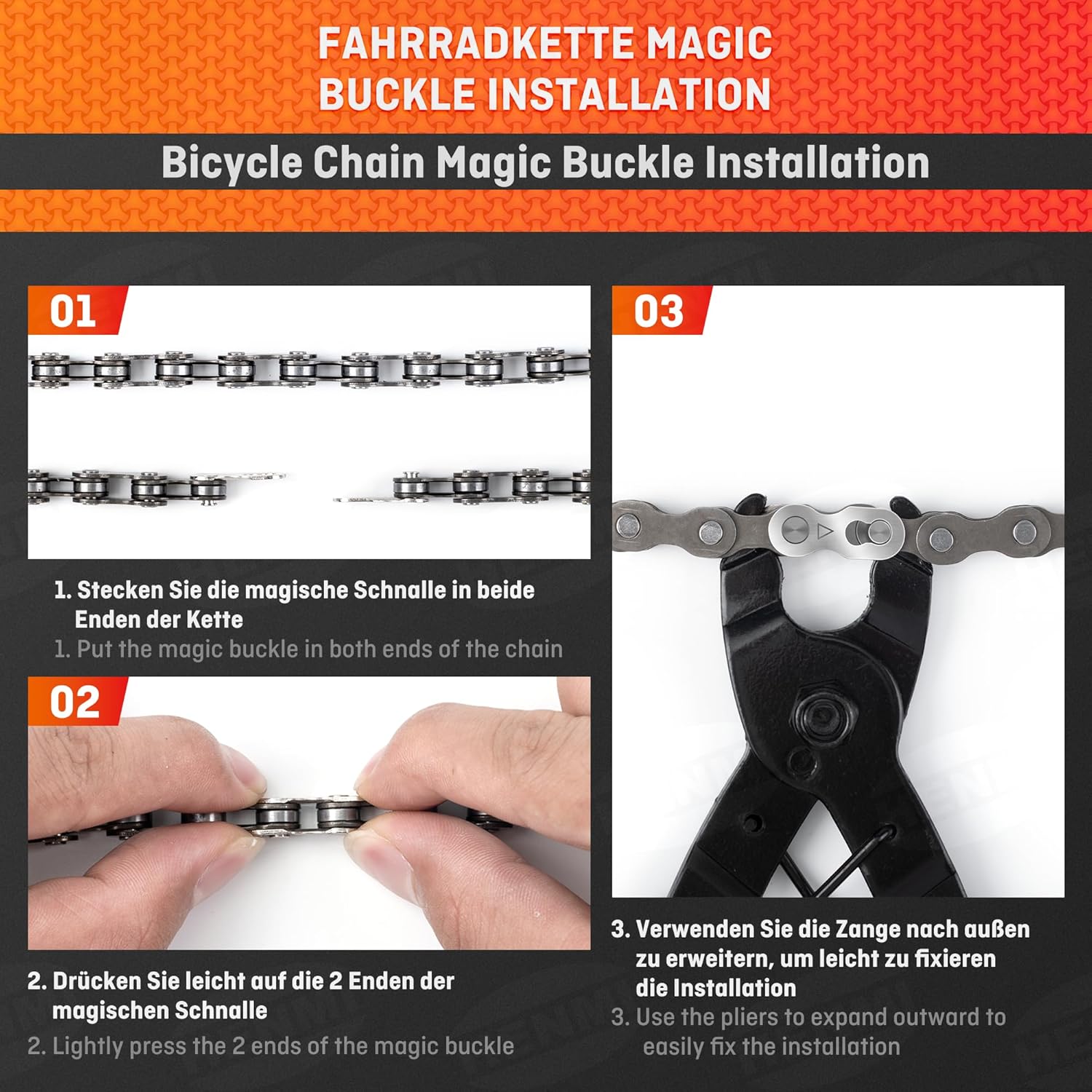 Thumbnail 4 de HENMI Kettennieter Fahrrad