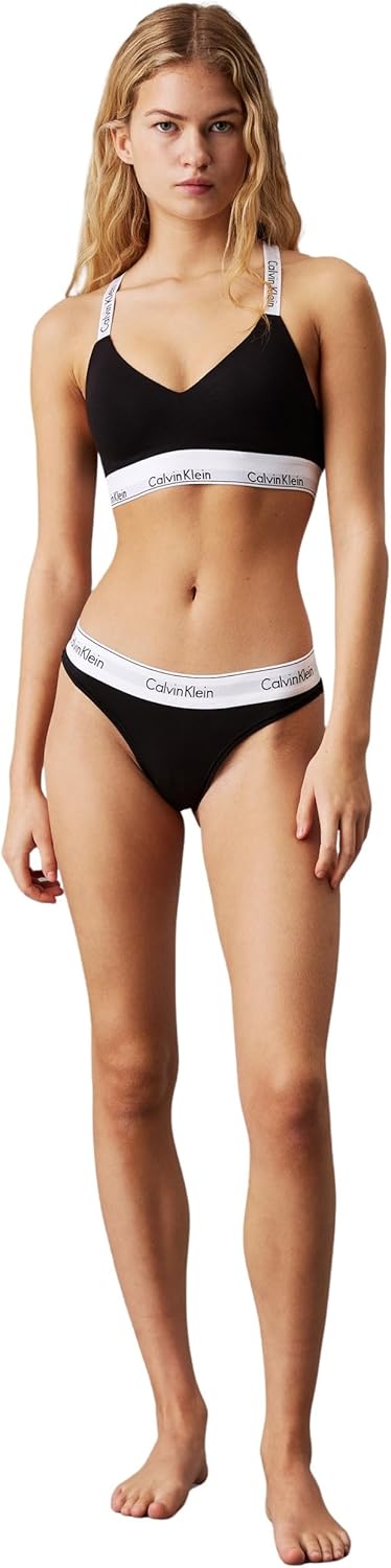 Thumbnail 3 de Calvin Klein Damen String Thong Unterwäsche in Schwarz (Black), XS
