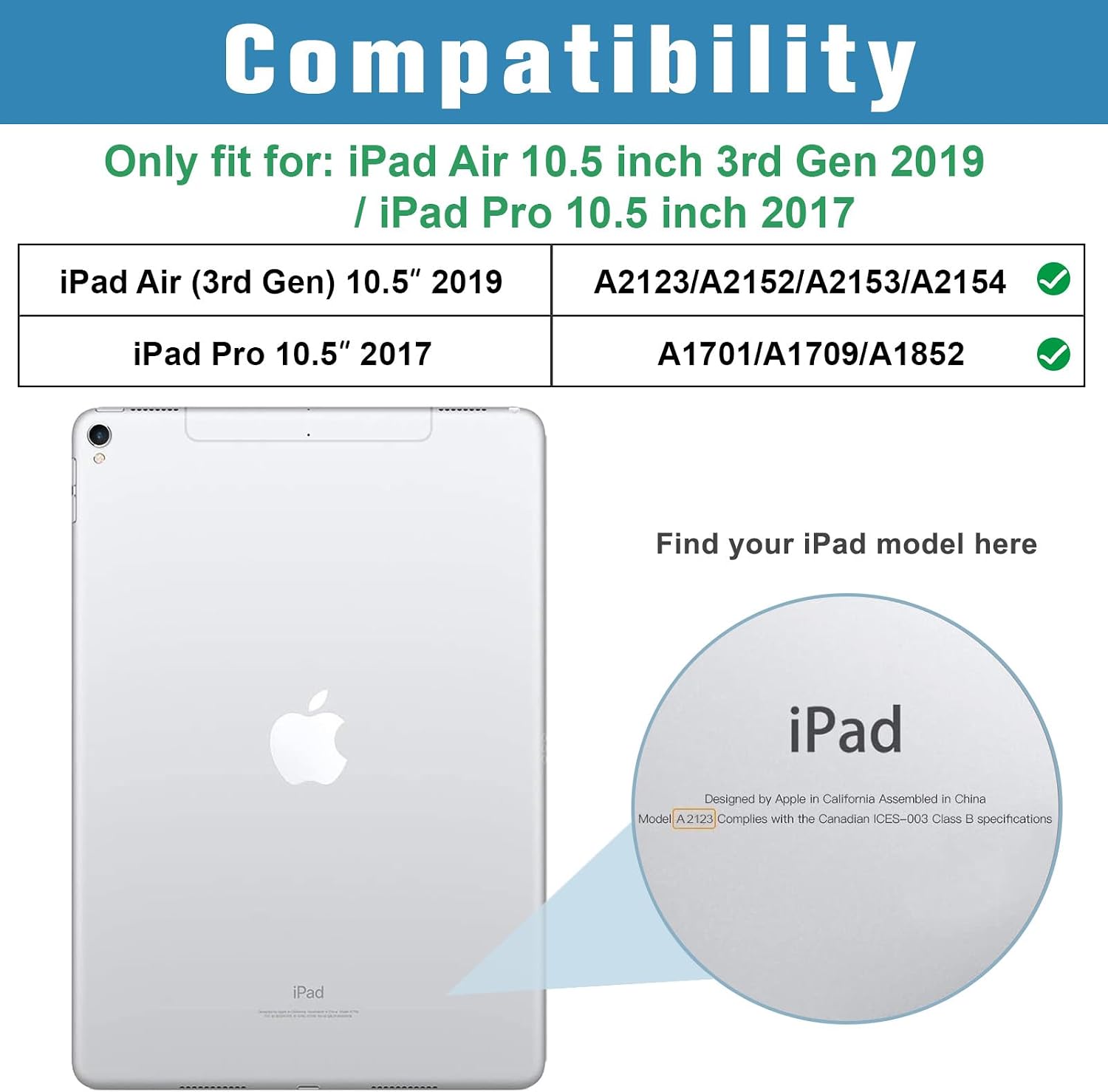 Detalle 2 de ProCase Hülle iPad Air 3 10,5" dünn Lila