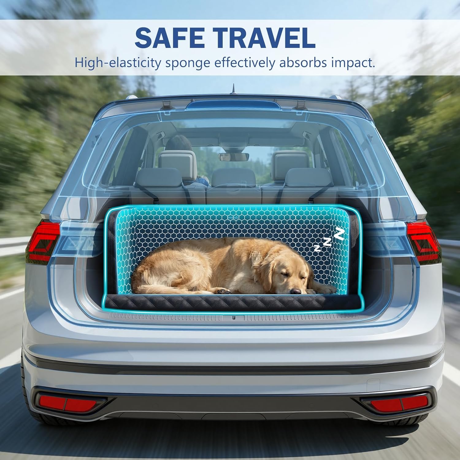 Detalle 2 de pecute Kofferraumschutz Hundedecke SUV