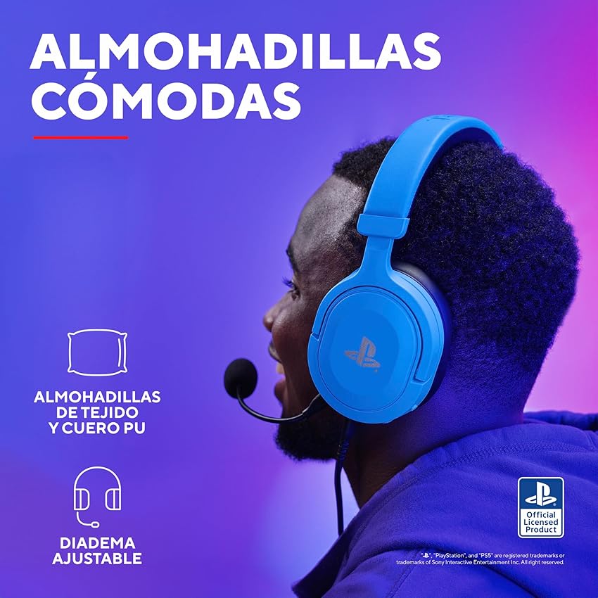 Thumbnail 3 de GXTrust 498B Forta Cascos PS5 50 mm, audio 3D