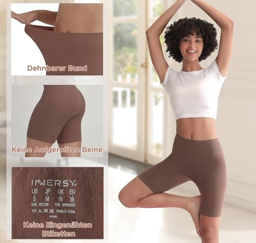 Thumbnail 2 de INNERSY Kurze Radlerhose Damen Boxershorts Nylon, 3XL – Unterrock/Unterkleid-Komfort ohne Reibung