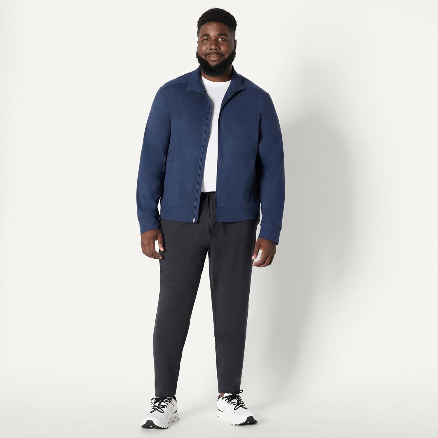 Thumbnail 6 de Amazon Essentials Herren Trainingsjacke mit Performance-Stretch und Reißverschluss (Funktionsjacke fürs Studio)