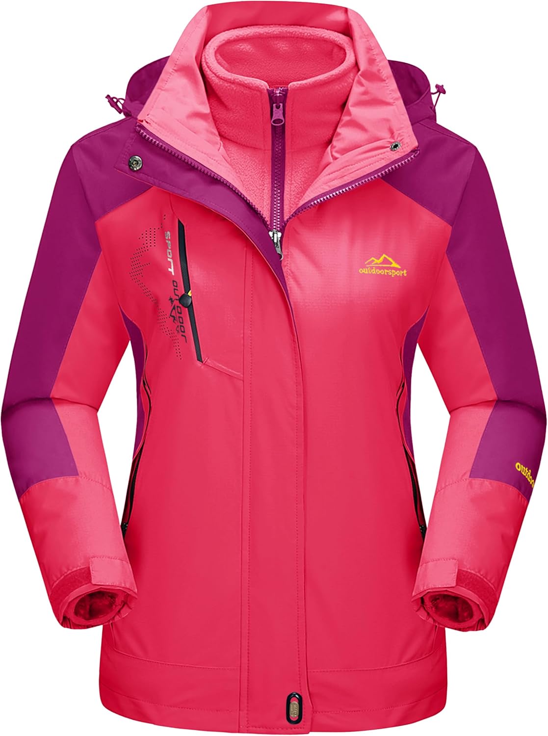 Detalle de MAGCOMSEN 3-in-1 Women's Ski Jacket 5000mm