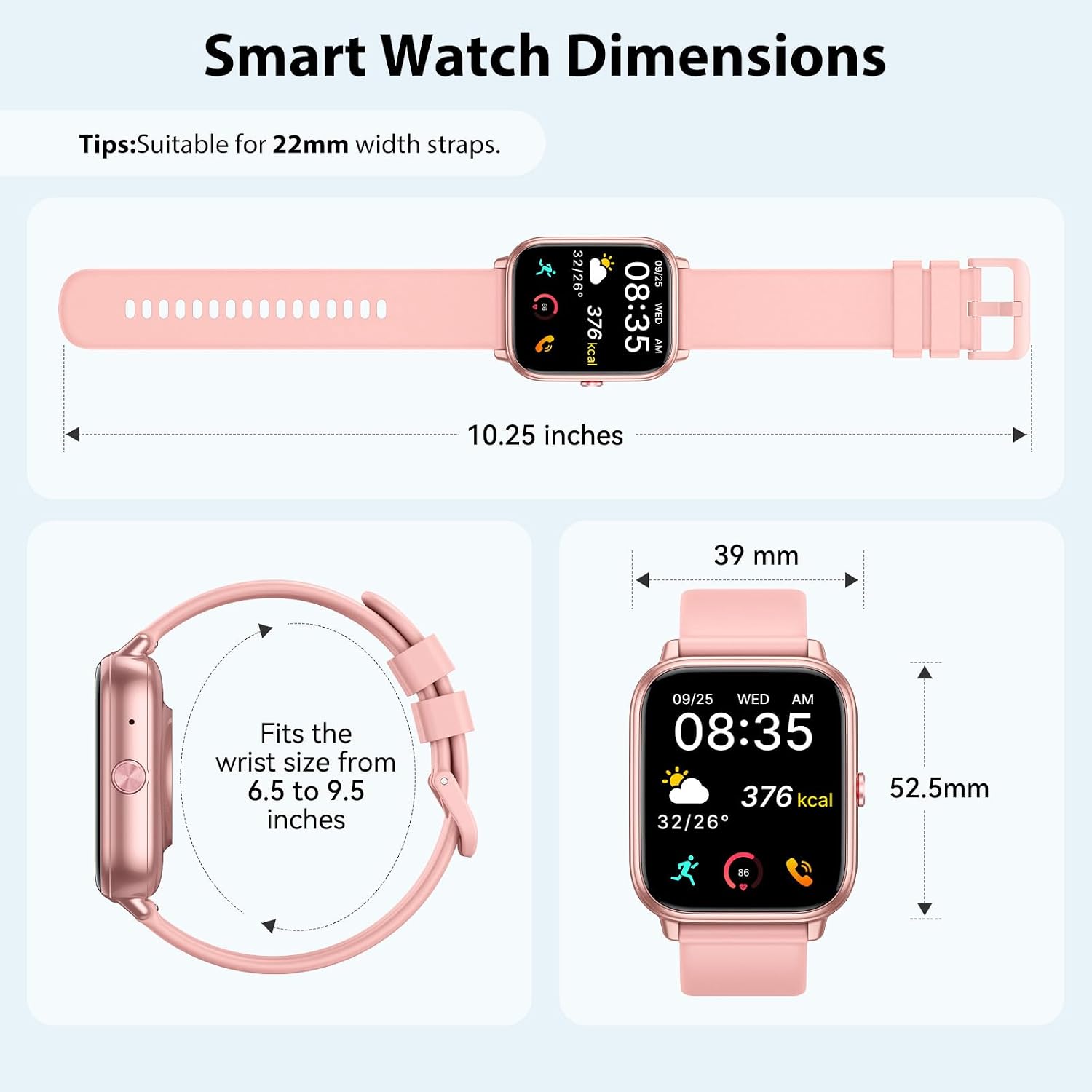 Thumbnail 4 de Smart Watches for Women (2026) with 1.83" Display, 20+ Days Battery, IP68 Waterproof