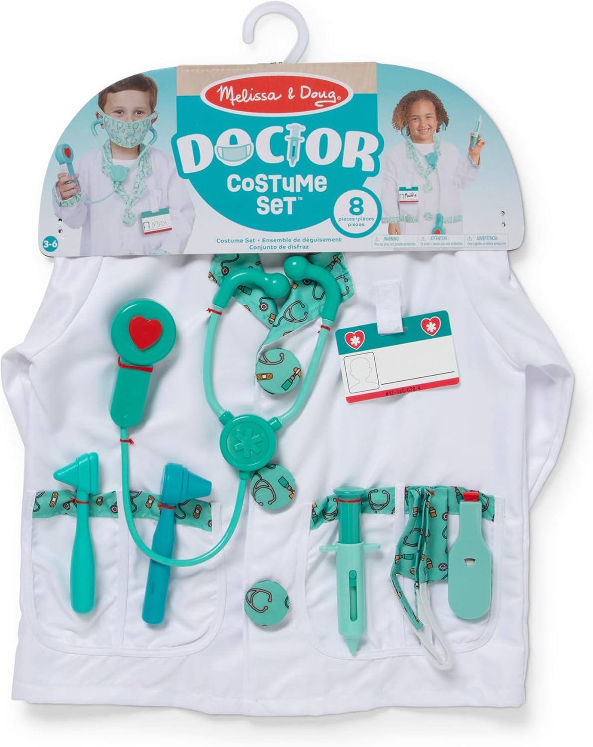 Detalle de Melissa & Doug Costume da Dottore 3+ ðŸŽ