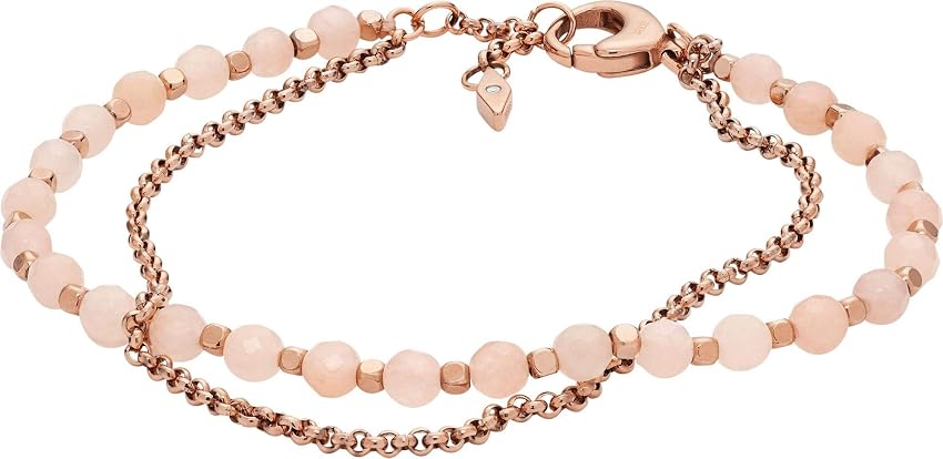 Thumbnail 2 de Fossil Pulsera All Stacked Up Mujer 👜 Piel Marrón
