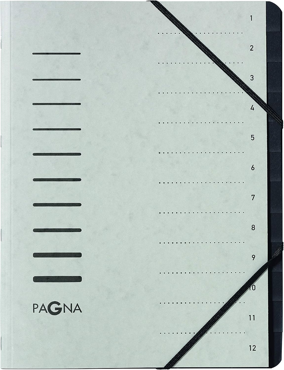 Detalle 1 de Pagna Lot de 3 classeurs de rangement assortis – bleu clair, gris clair et rose foncé (A4)
