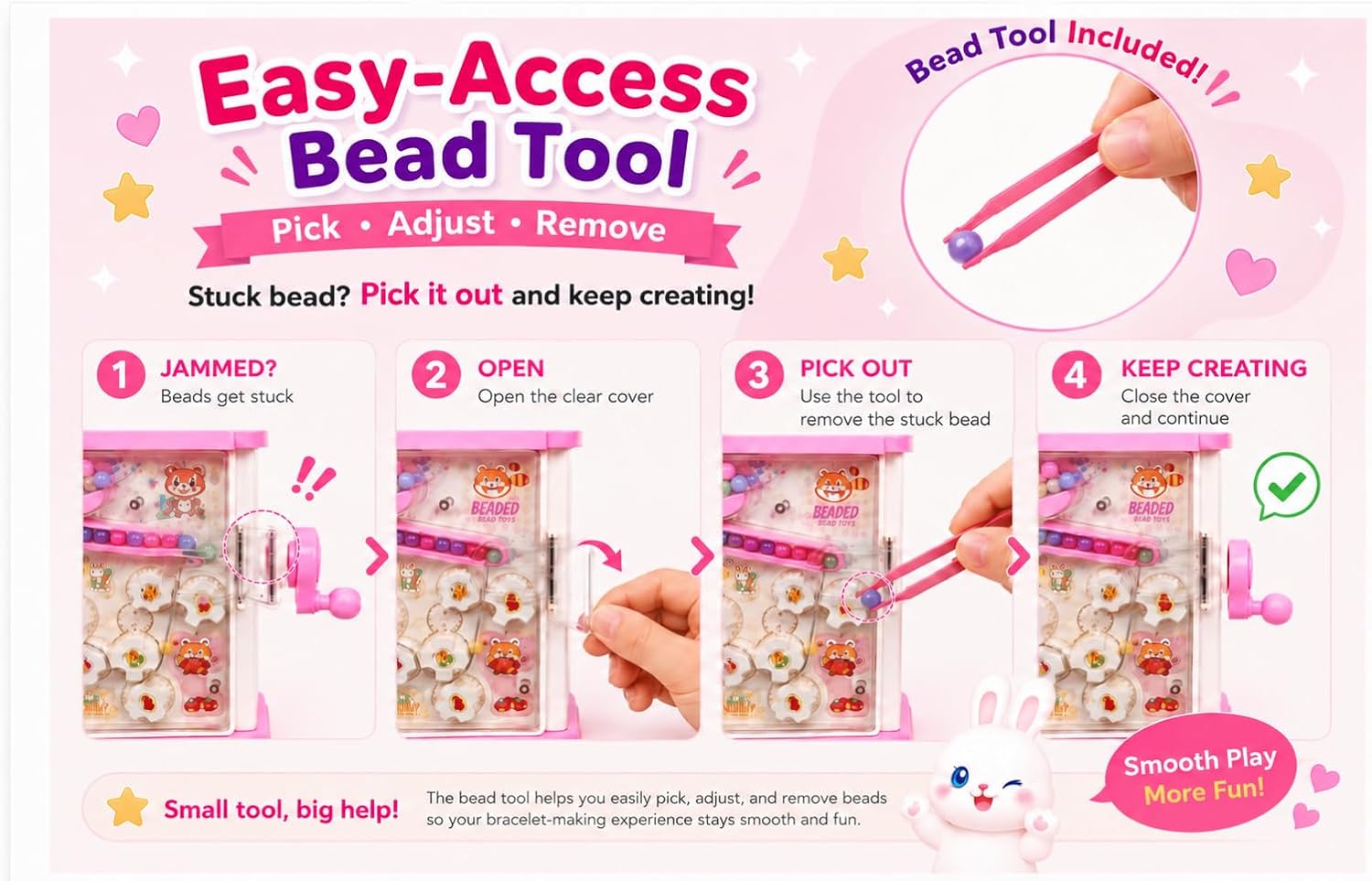 Detalle 2 de KOKODI Bracelet Making Kit with Hand-Crank Maker