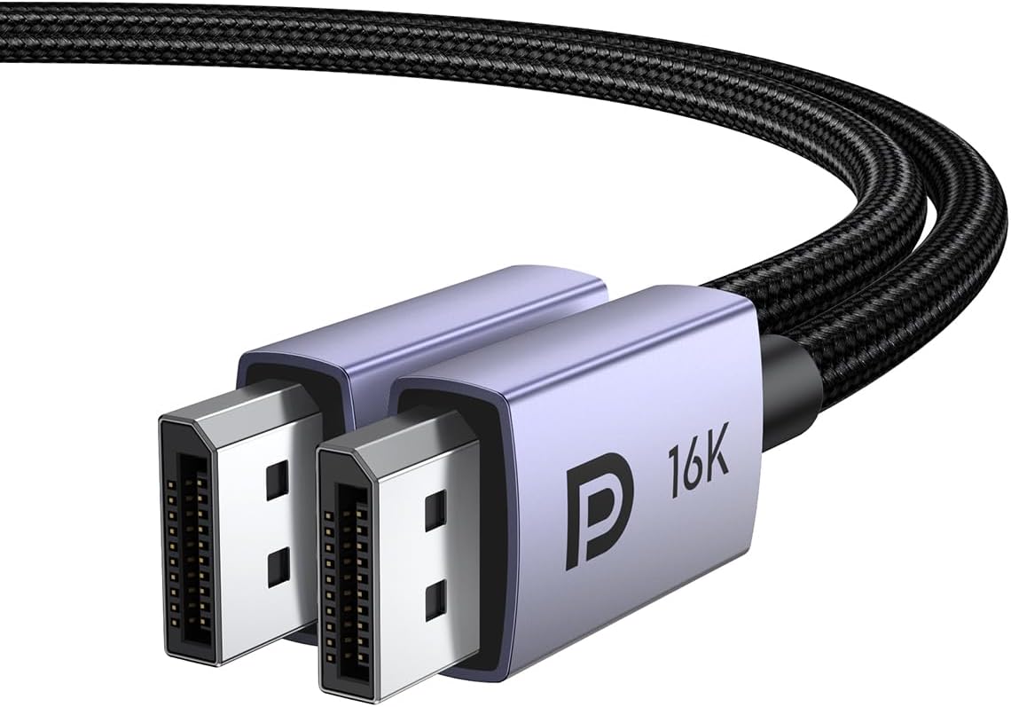 Thumbnail 1 de UGREEN 16K DisplayPort Cable 40Gbps 10ft