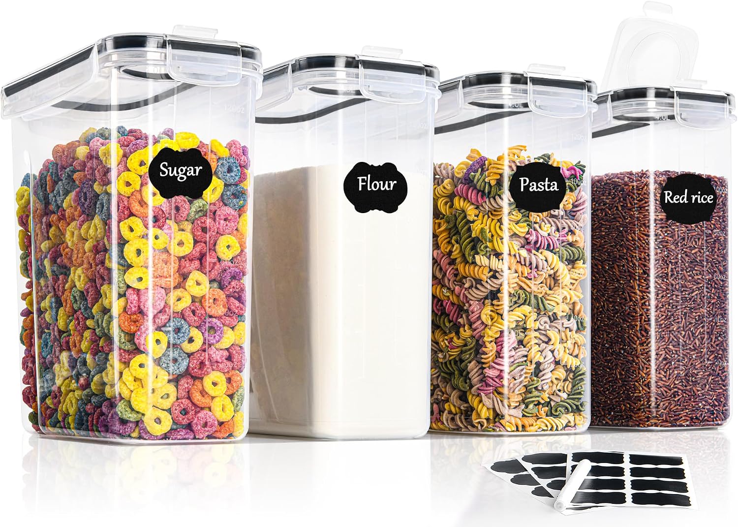 Detalle de GoMaihe 4L Vorratsdosen Set 4x
