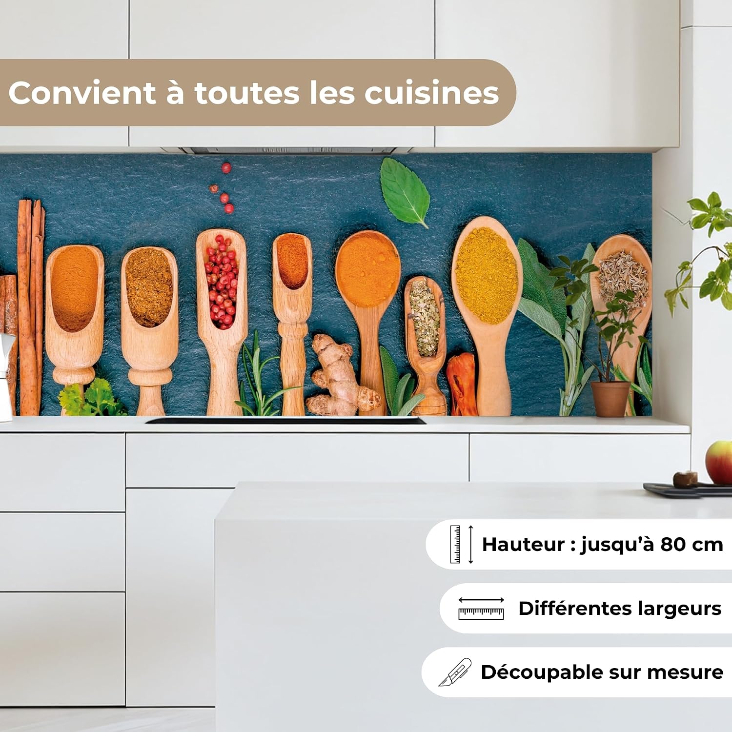 Thumbnail 3 de KitchenYeah 8721411203003 zelfklevende keukenachterwand 60 x 150 cm