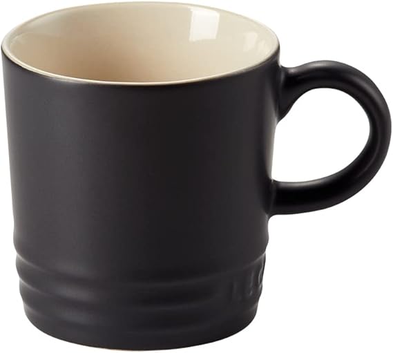 Le Creuset Taza Espresso de Gres, 0,1L, Negro Mate