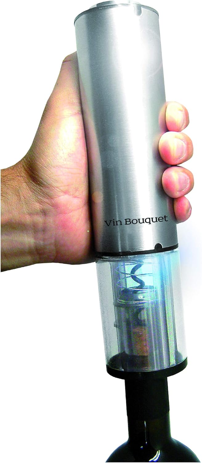 Detalle 2 de VB VIN BOUQUET Set Vino Deluxe Sacacorchos Eléctrico Bomba Vacío 🍷