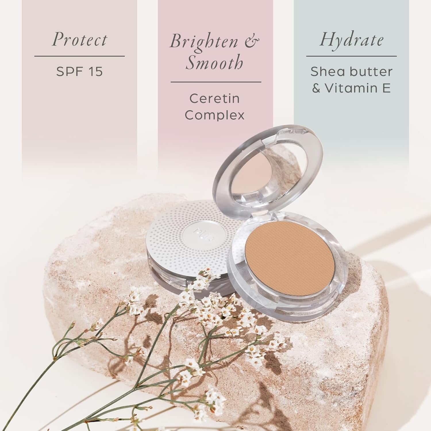 Detalle 2 de PÜR MINERALS 4-in-1 Pressed Mineral Foundation SPF 15 💄