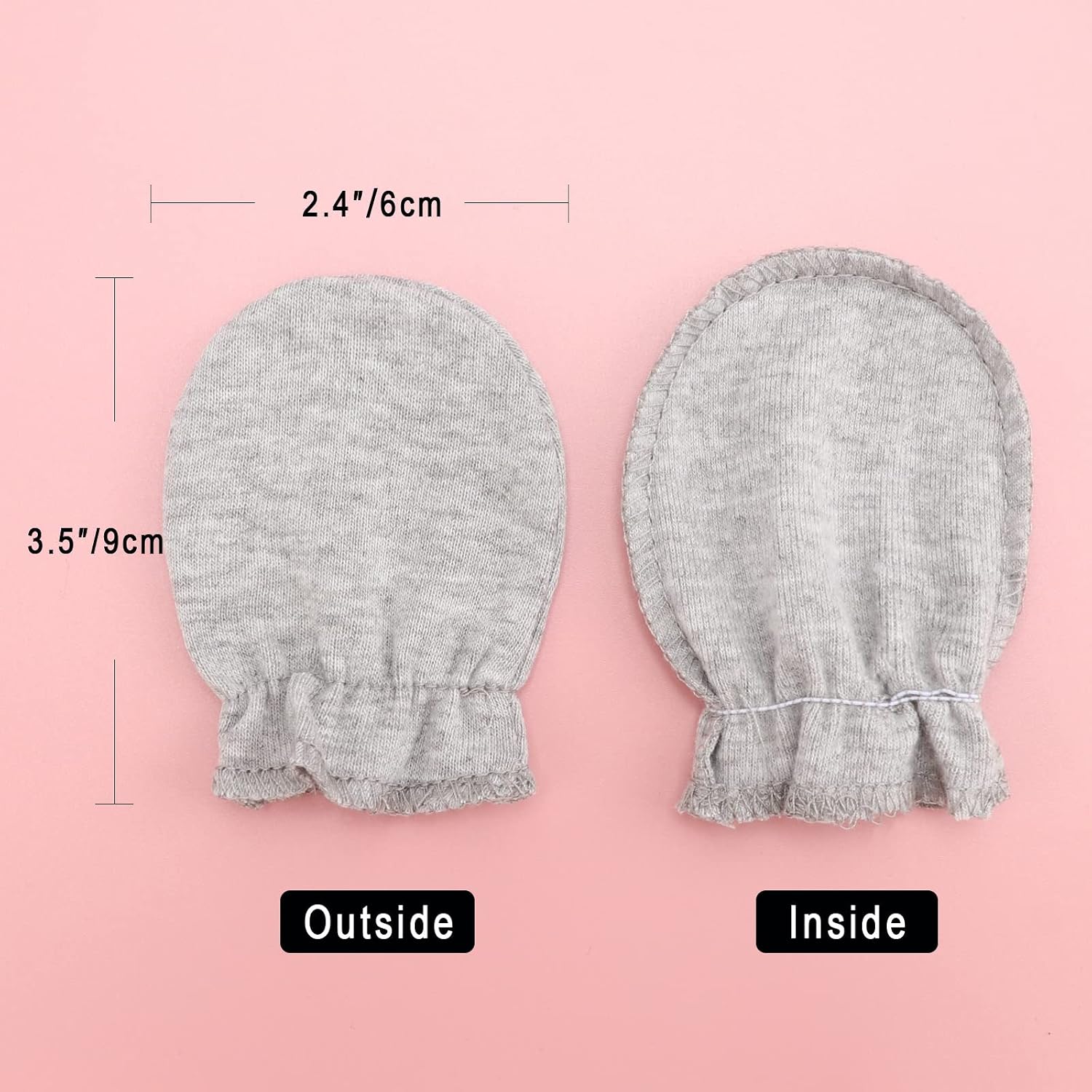 Thumbnail 2 de DRESHOW Newborn Baby Mittens 0-6m
