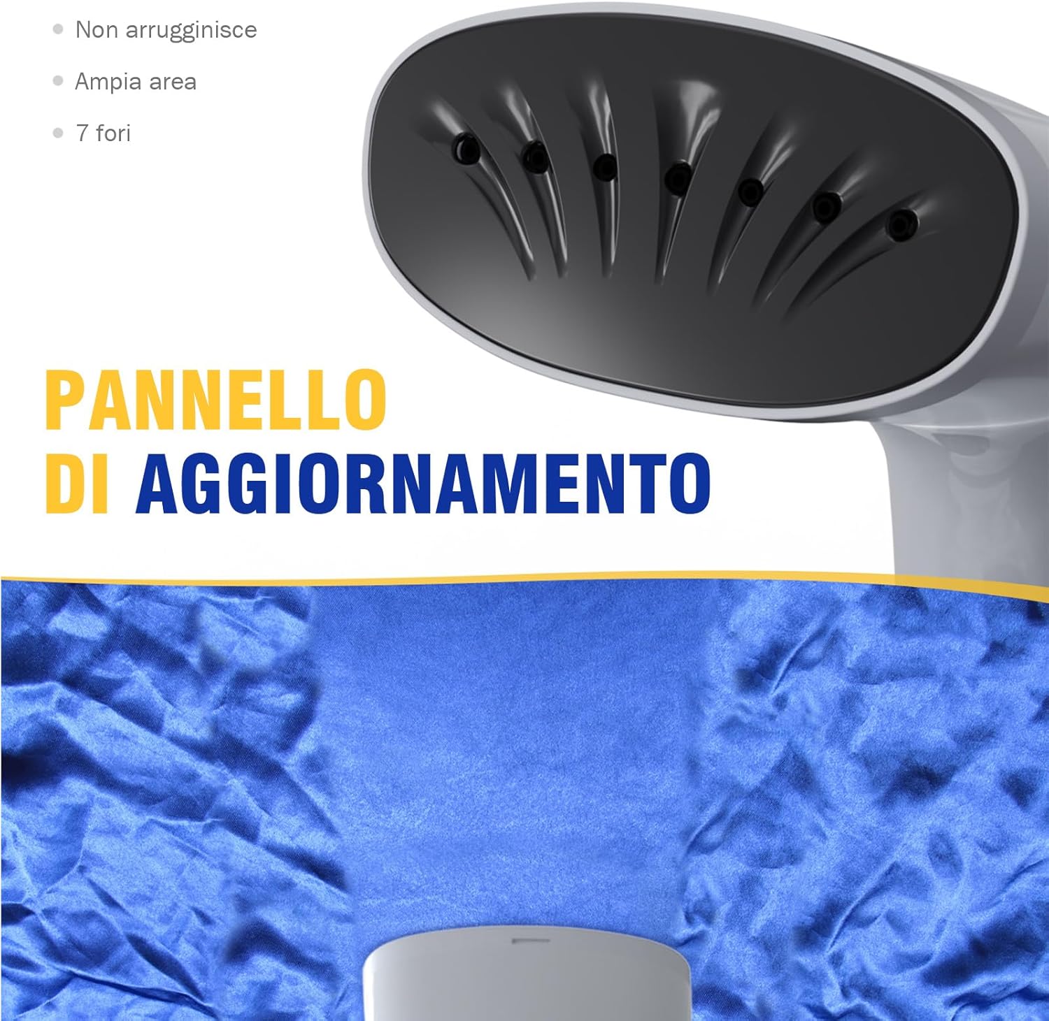 Detalle 2 de Rolipo Ferro Stiratore Verticale per Abiti – Stiratore a Vapore Portatile da 30 g/min e serbatoio 400 ml