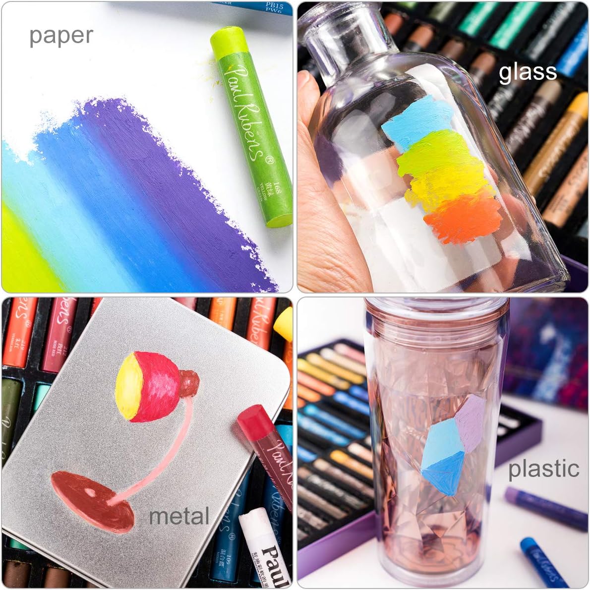Thumbnail 3 de Paul Rubens Oil Pastels Set (48 Colours) Soft, Non-Toxic Pastels for Sketching, Blending & Decorative Painting