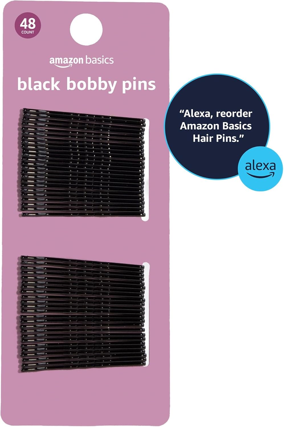 Thumbnail 6 de Amazon Basics No-Slip Bobby Pins (48 Count) for Comfortable All-Day Hair Hold