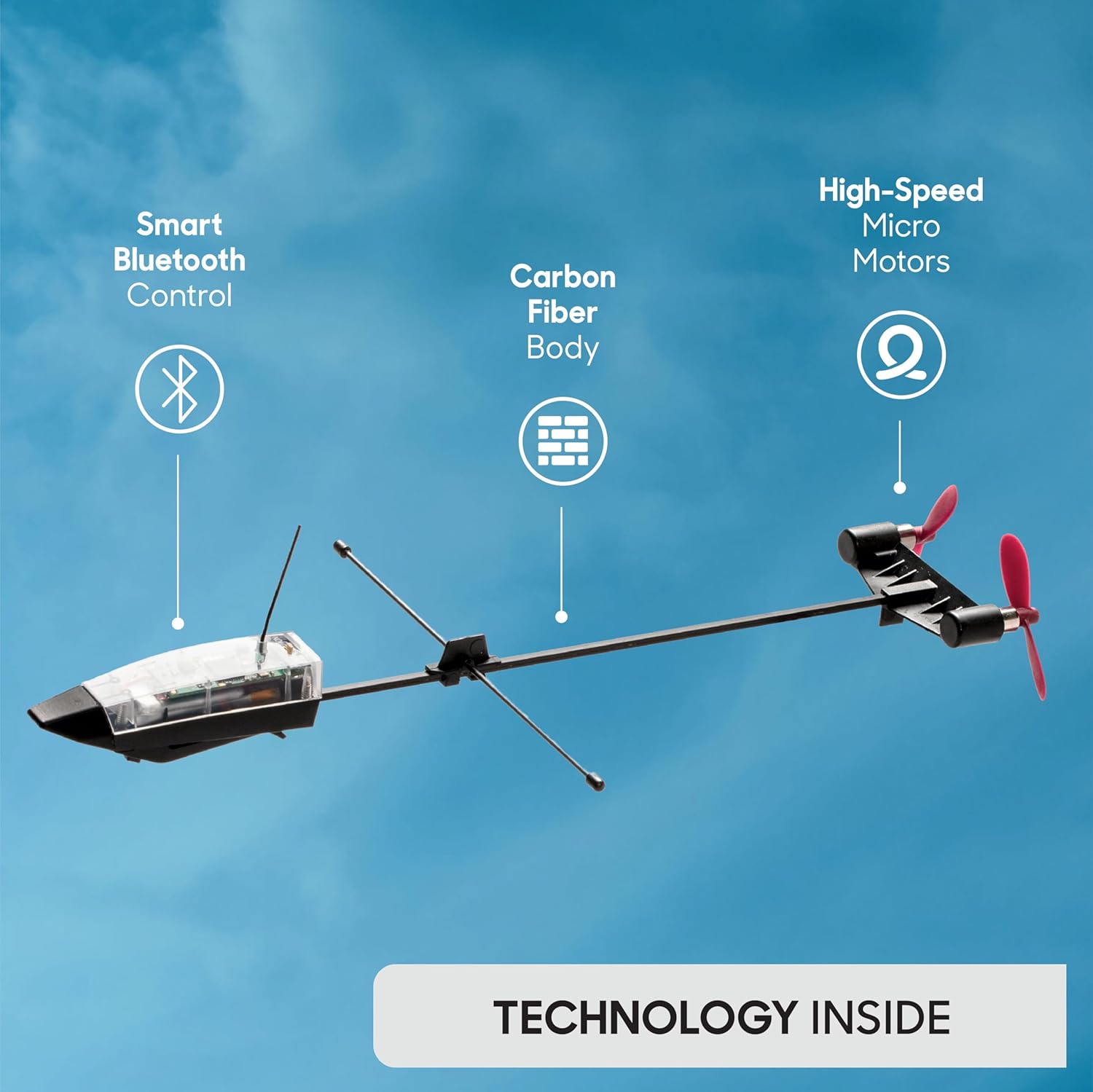 Thumbnail 6 de POWERUP 4.0 smartphone-controlled RC paper aeroplane kit with autopilot & gyro stabiliser