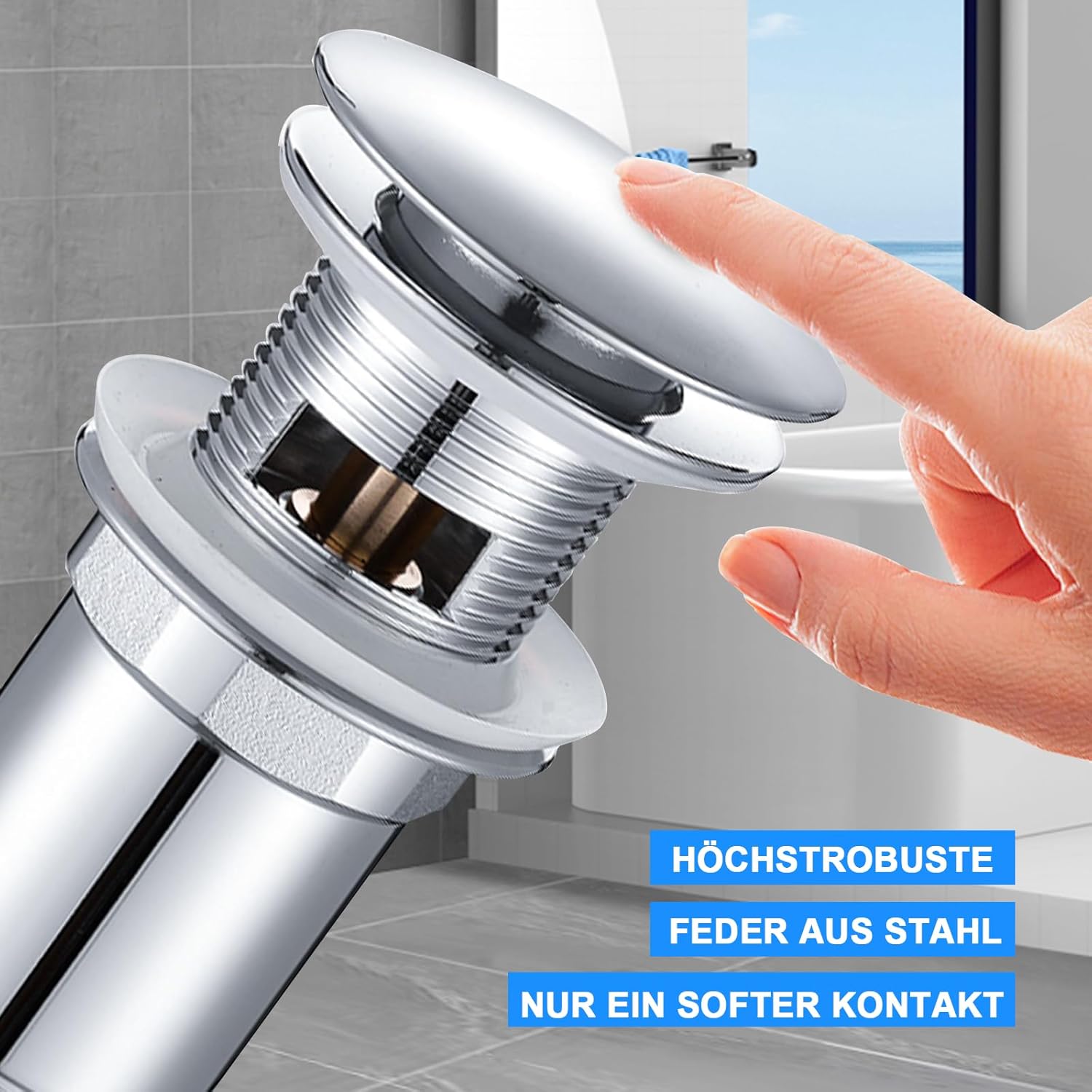 Thumbnail 4 de SURFOU Piletta Lavabo Pop‑Up G 1 ¼"
