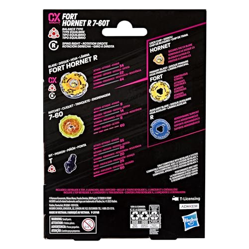Thumbnail 5 de Hasbro Beyblade X Fort Hornet R 7-60T CX 7‑60T 🎯