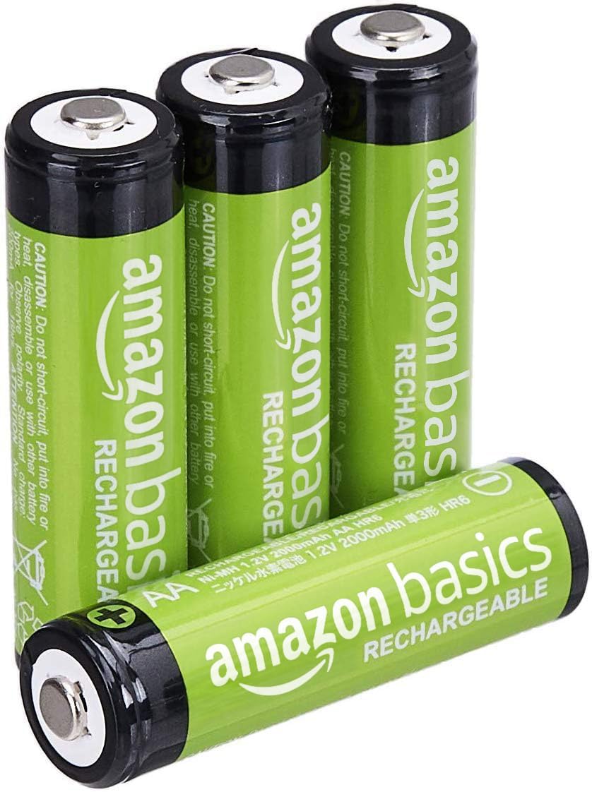 Detalle de Amazon Basics piles rechargeables 2000 mAh
