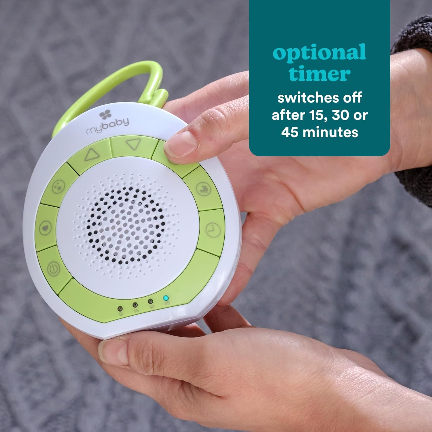 Thumbnail 3 de MyBaby SoundSpa Einschlafhilfe Baby Soundmaschine mit Timer & White Noise (weiß)