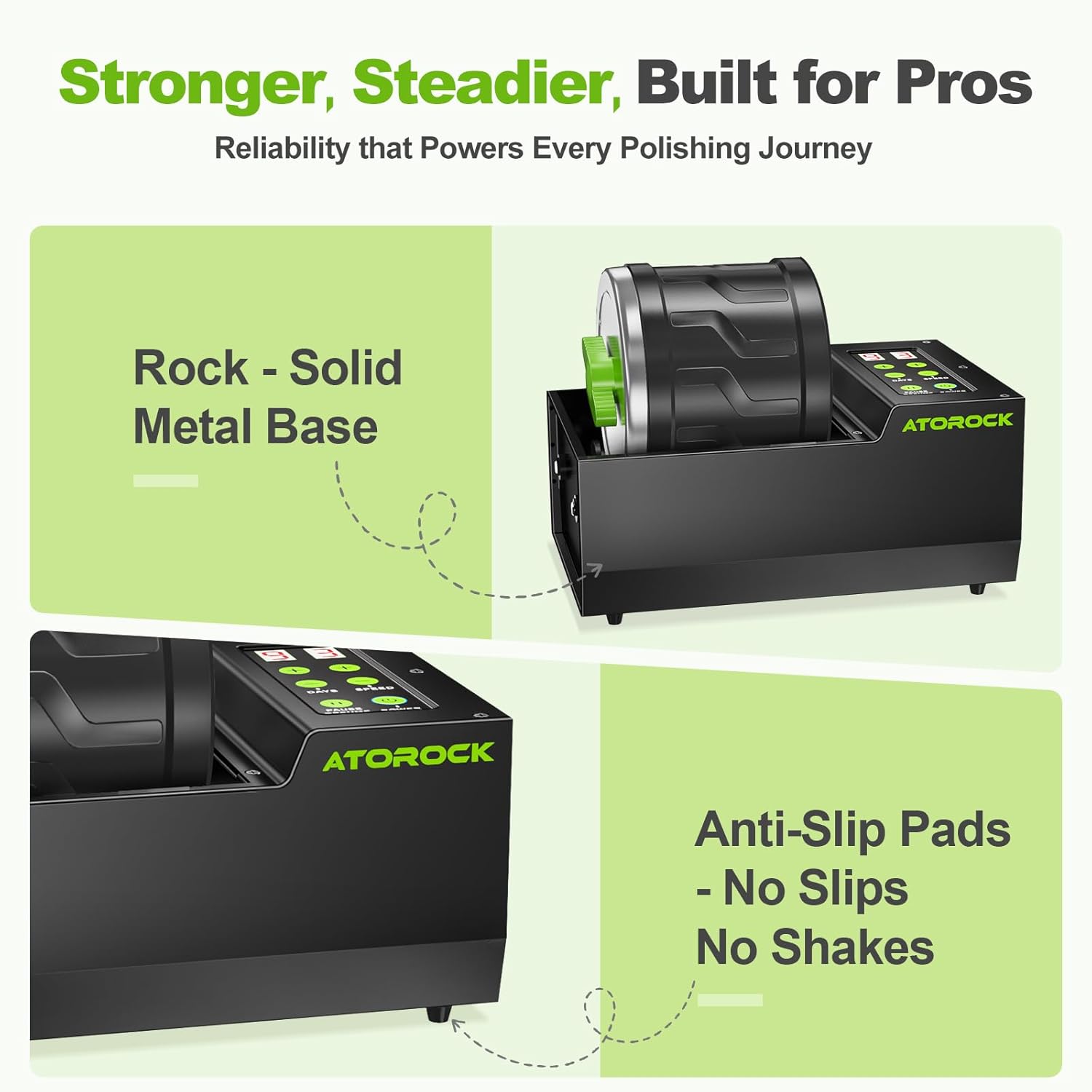 Thumbnail 6 de AtoRock Professional Rock Tumbler Kit 4LB rock polisher 🪨