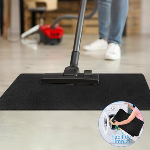 Thumbnail 7 de COSYLAND Protector Suelo para Silla Ruedas 120x90 cm – Negro: Alfombrilla Protectora para Suelos Duro y Gaming
