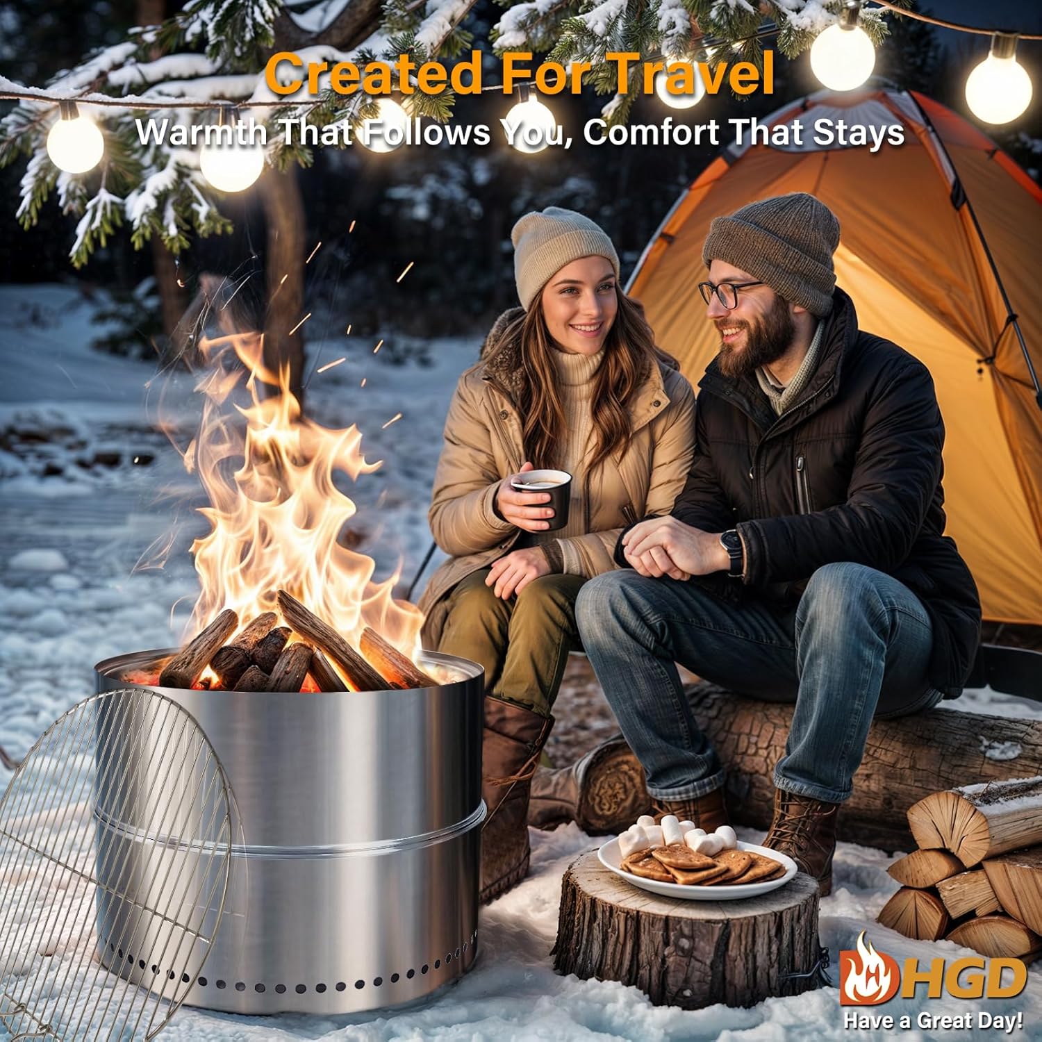 Thumbnail 6 de HGD 19.8 Inch Smokeless Firepit 🌲