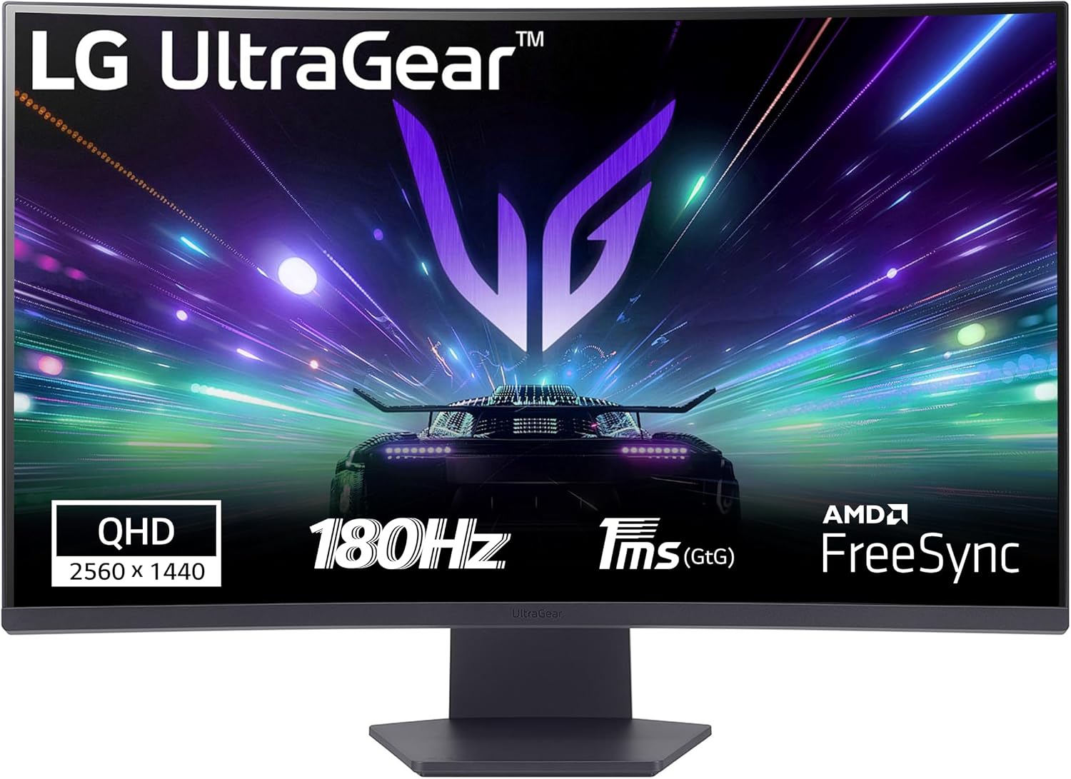 Detalle de LG UltraGear 32GS60QC Monitor Gaming 32" 180Hz